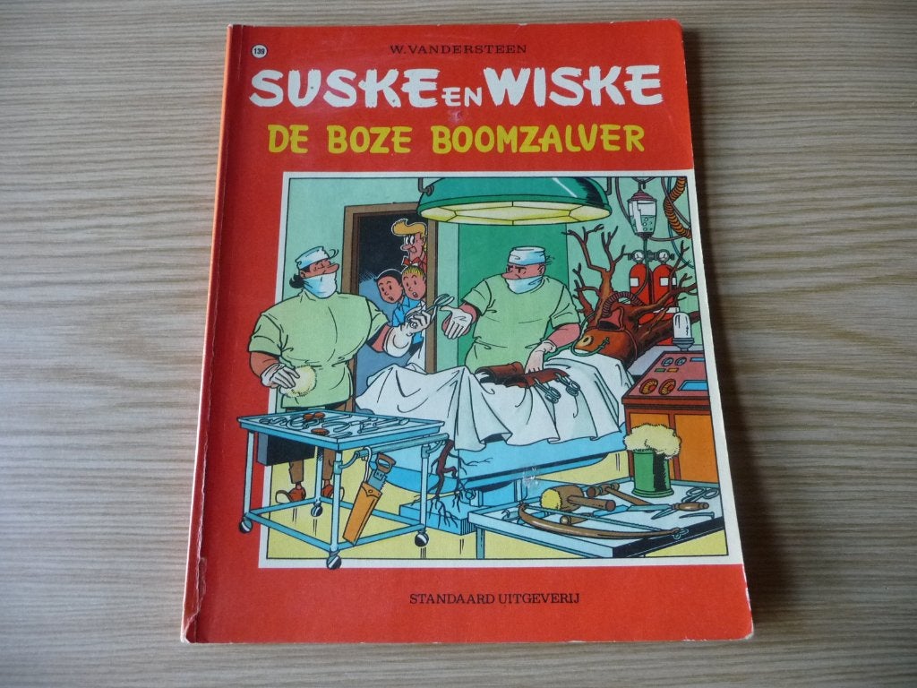 Suske & Wiske 139. De boze boomzalver EERSTE DRUK €2, Gelezen, Willy Vandersteen, Eén stripboek, Ophalen of Verzenden