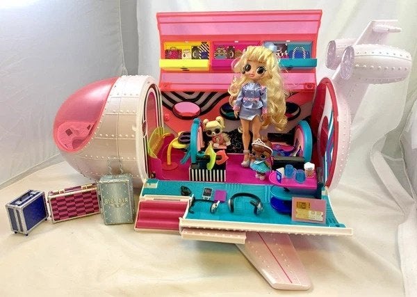 Kit de jeu avion 4-en-1 L.O.L. Surprise O.M.G. Remix LOL, Envoi, Comme neuf
