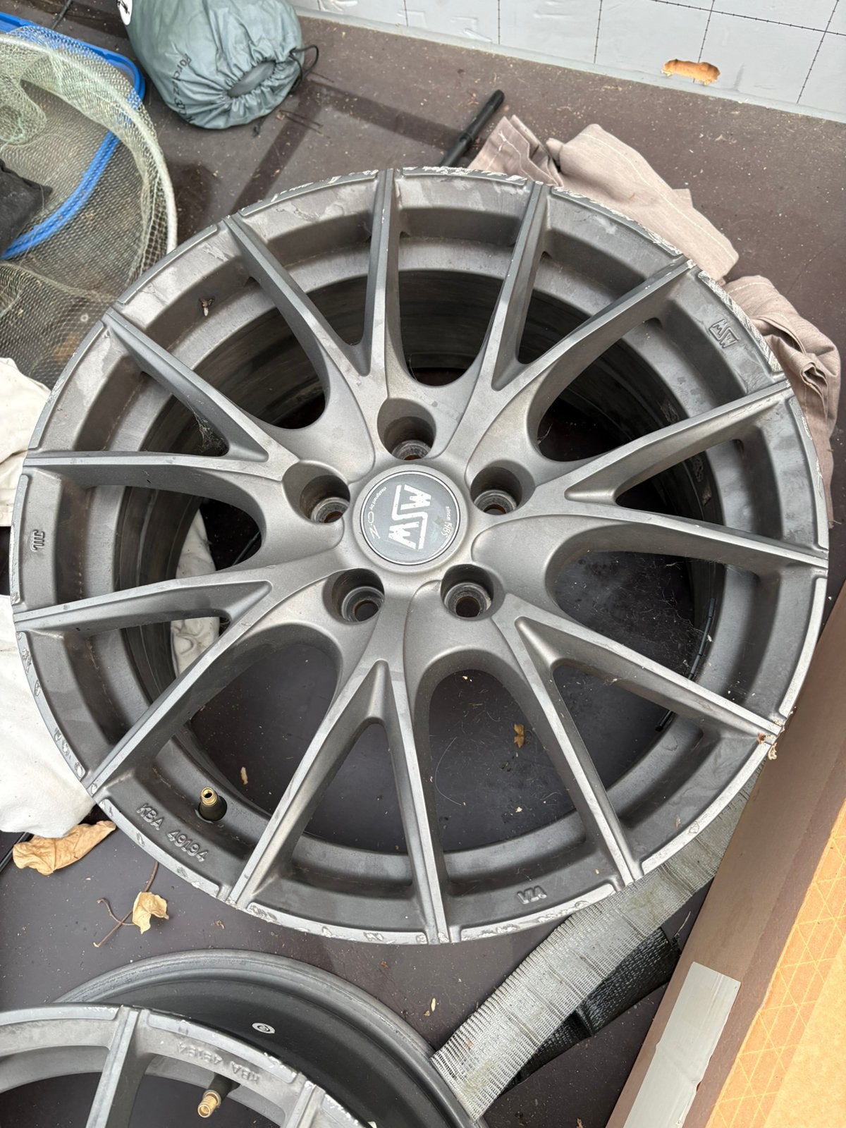 MSW 17” lichtmetalen velgen – 5x112 (Alfa Romeo Giulietta), Ophalen, Zo goed als nieuw
