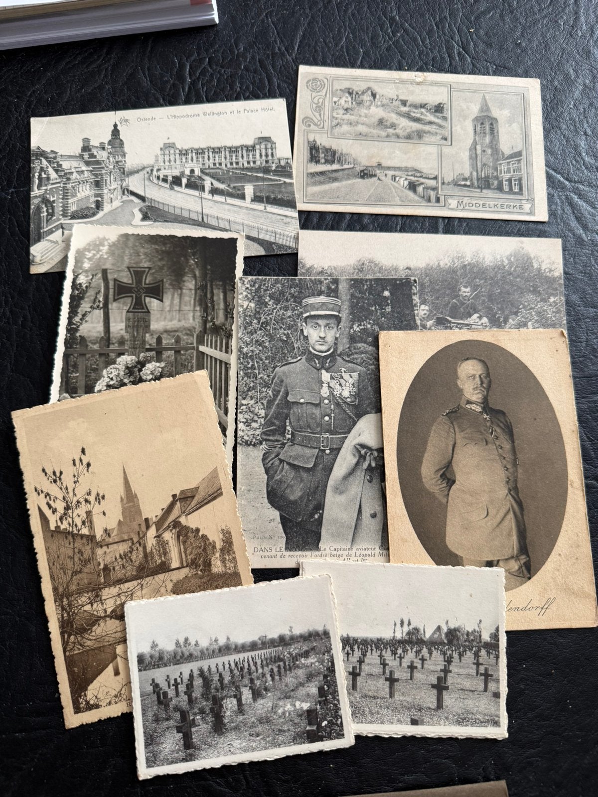 Lot Postkaarten en fotos WOI duits en belgisch, Enlèvement ou Envoi, Comme neuf