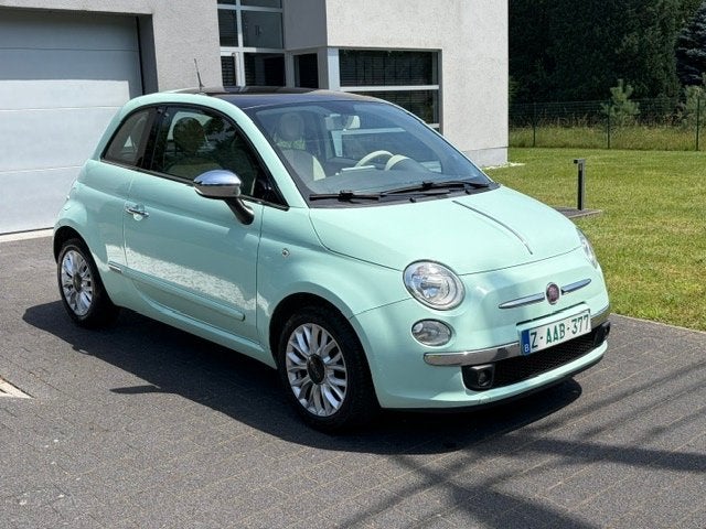Fiat 500 1,2 benzine Lounge - GPS - Airco - Panoramisch dak, Voorwielaandrijving, Stof, 4 cilinders, Bedrijf