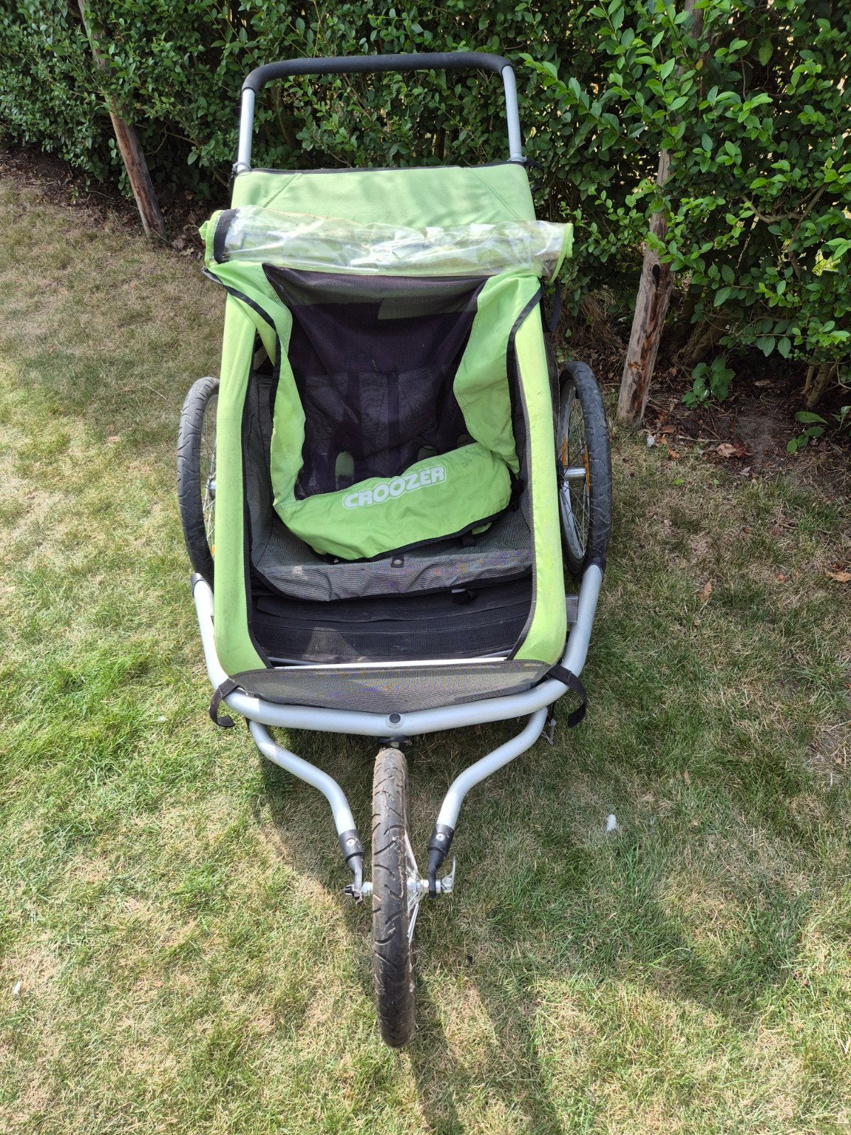 Remorque à vélo Croozer pour 2 enfants, Vélos & Vélomoteurs, Croozer, Enlèvement, Utilisé, Suspension