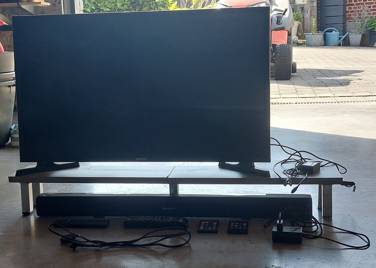 Samsung tv + soundbar + led verlichting, Audio, Tv en Foto, Televisies, Ophalen, Gebruikt, Samsung