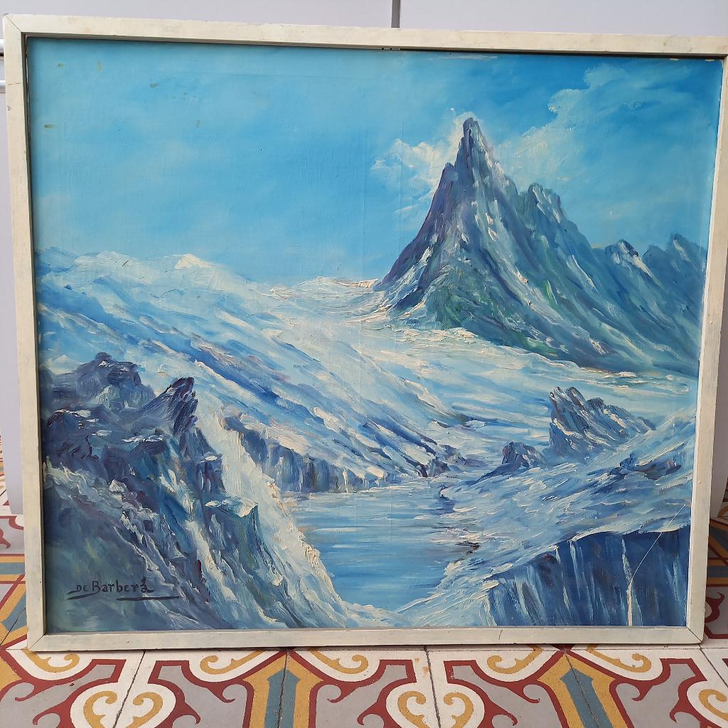 Berglandschap. Italie., Antiek en Kunst, Ophalen