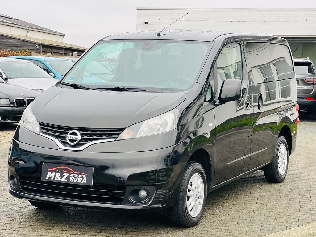 NISSAN NV200 EVALIA 1.6i BENZINE * 7 PLAATSEN * 2013, Auto's, Euro 5, 1600 cc, Zwart, Bedrijf