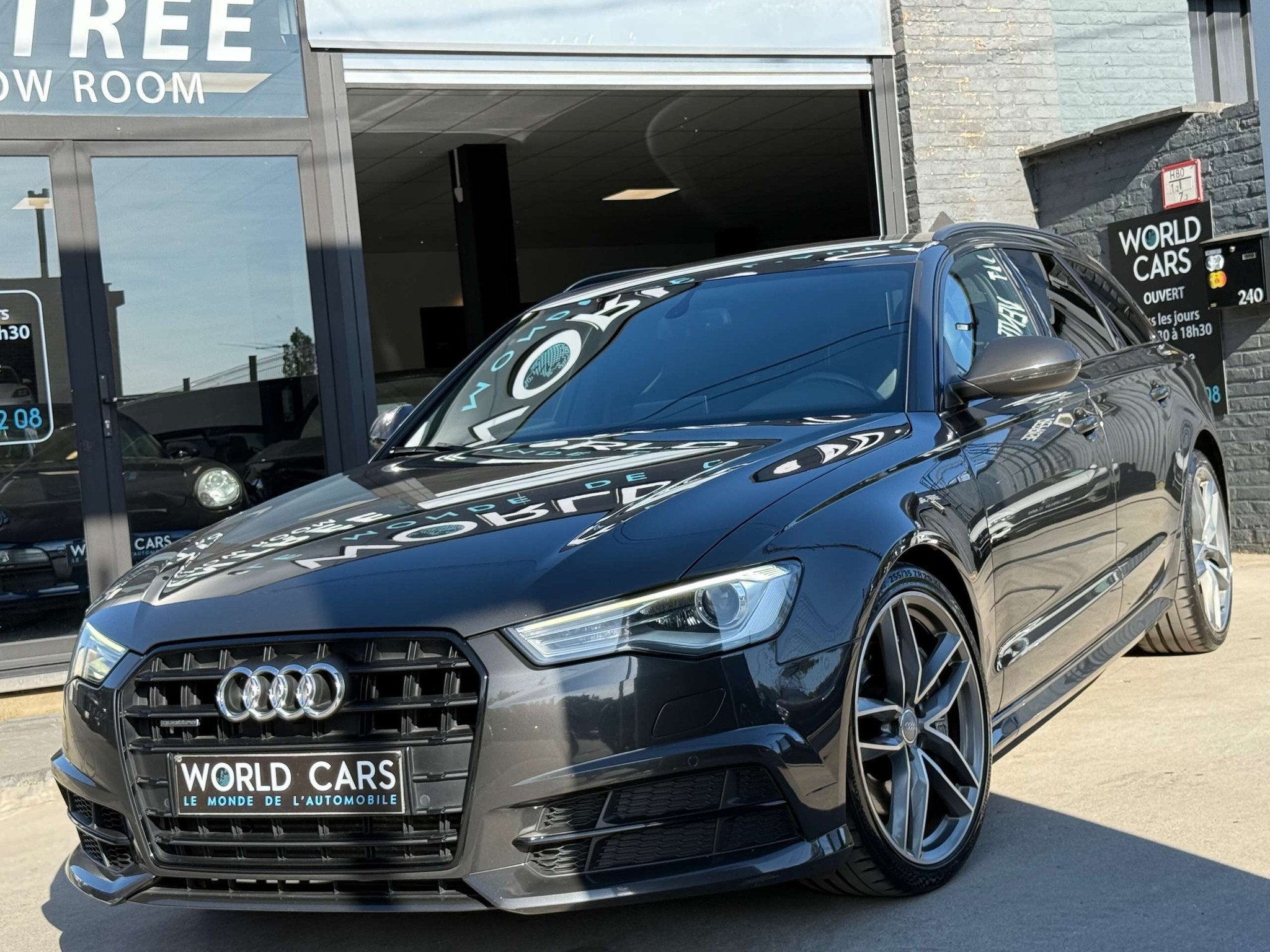 Audi A6 Avant 3.0 TDi V6 Biturbo Quattro S LINE Tiptr. - PNE, Autos, Cuir, Argent ou Gris, Euro 6, Entreprise