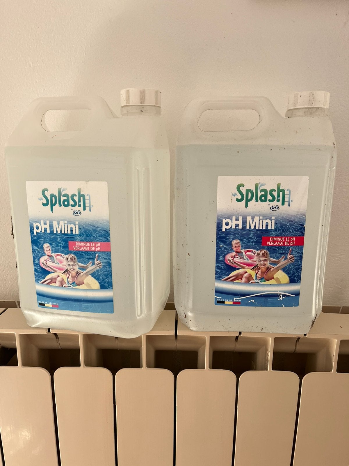 Deux bidons de pH mini 5L, Enlèvement, Neuf, Agent de nettoyage