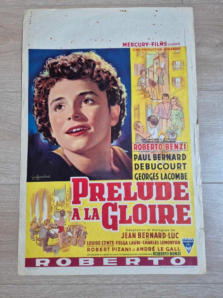 Filmaffiche Prélude à la gloire 1950, Enlèvement ou Envoi, Utilisé