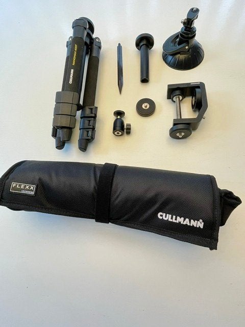 Cullmann Flexx Touring Set 7-delig met transporttas, TV, Hi-fi & Vidéo, Photo | Trépieds & Rotules, Cullmann, Comme neuf, Enlèvement