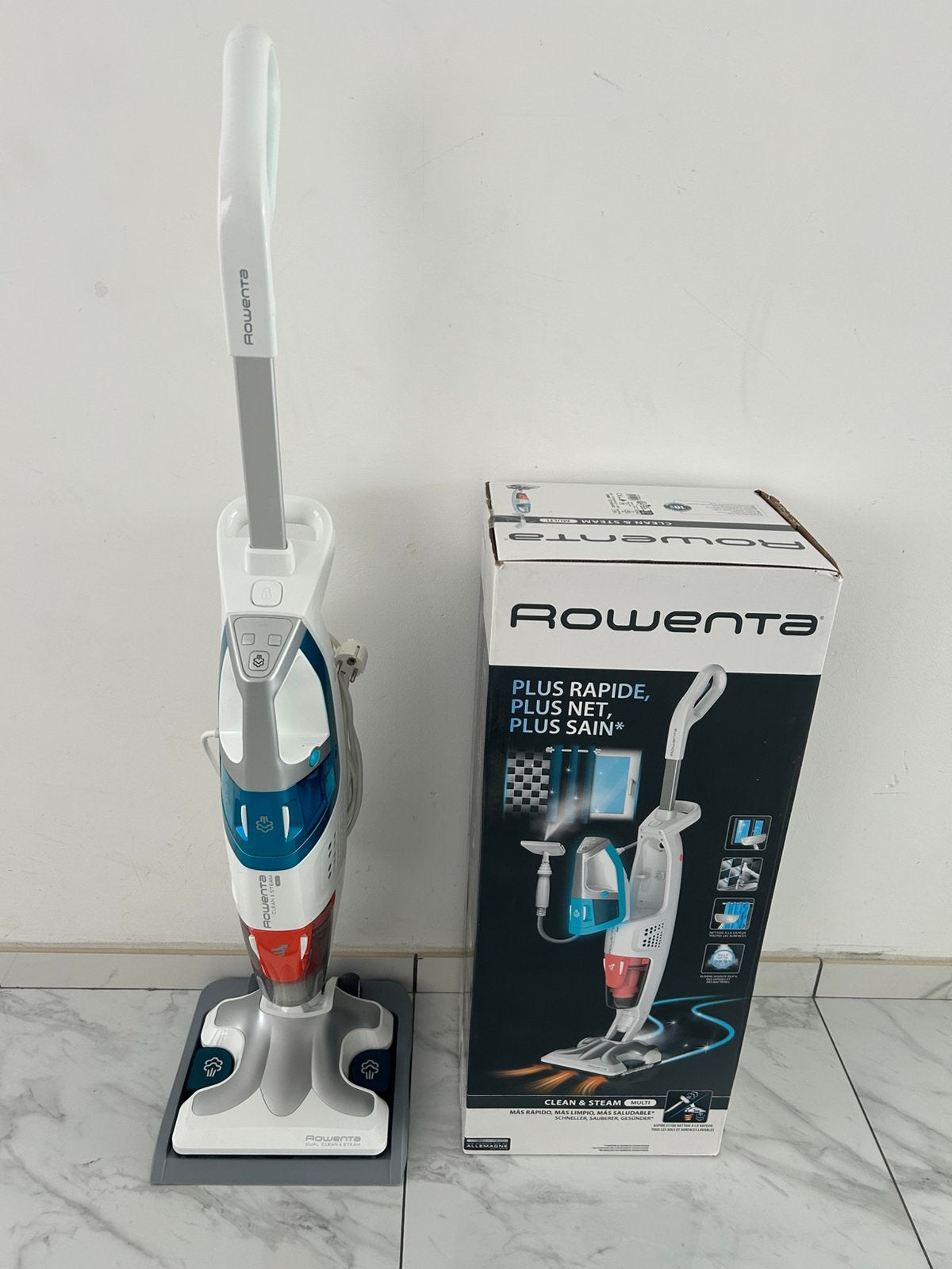 Rowenta Clean & Steam Multi RY8544 – 3-in-1, Elektronische apparatuur, Stofzuigers, Nieuw, Vloerreiniger, Geschikt voor harde vloeren