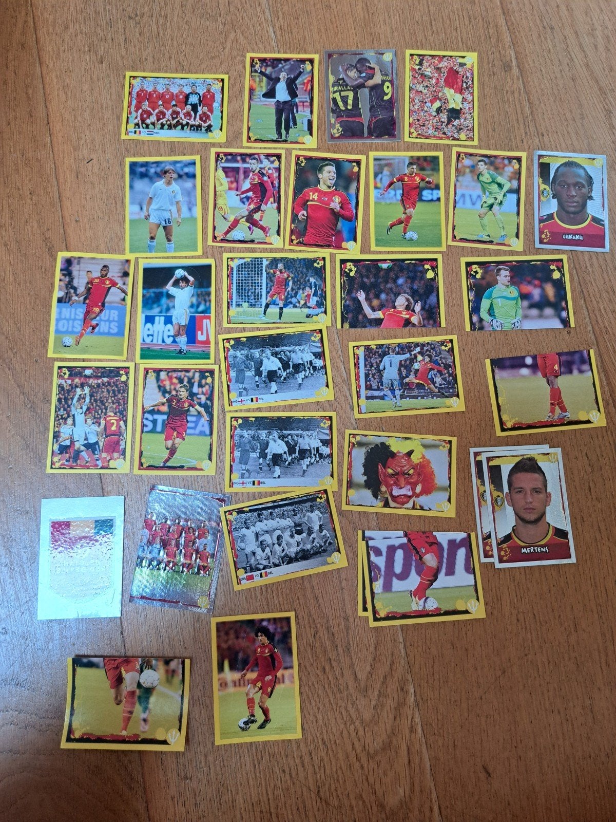 panini stickers - belgian red devils, Enlèvement, Neuf