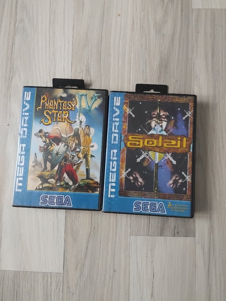Lot de 2 jeux Sega Mega drive Phantasy Star lV et Soleil, Consoles de jeu & Jeux vidéo, Enlèvement, Mega Drive