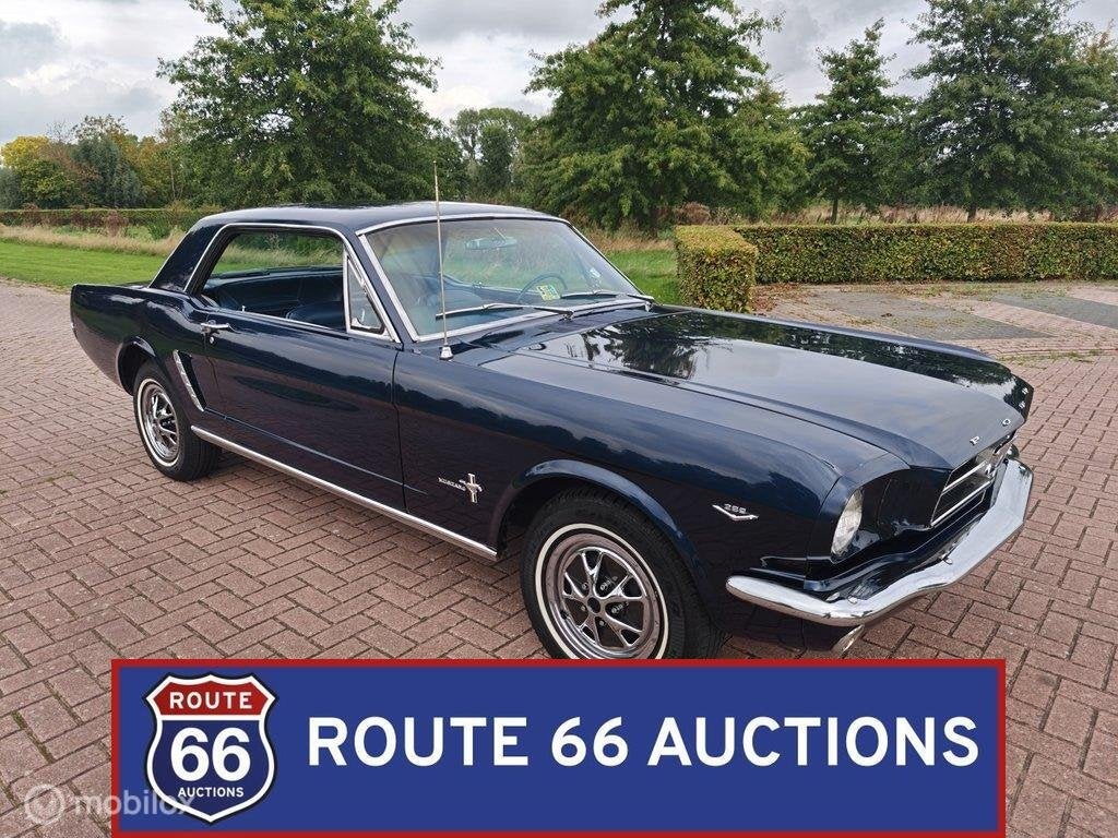 Ford Mustang Hardtop Coupé C-Code | 1965 | Route 66 Auction, Autos, Achat, Entreprise, Boîte manuelle, Autre carrosserie