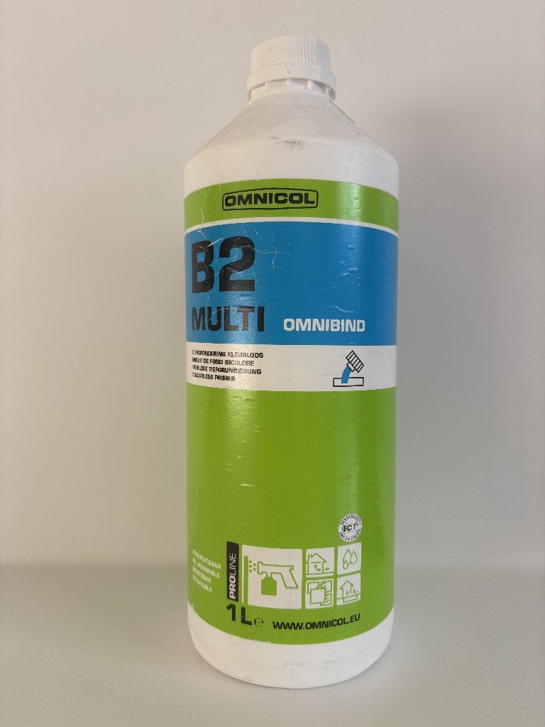 Ongeopende fles van 1L Omnicol B2 Multi primer kleurloos, Ophalen, Nieuw, Overige materialen, Overige typen