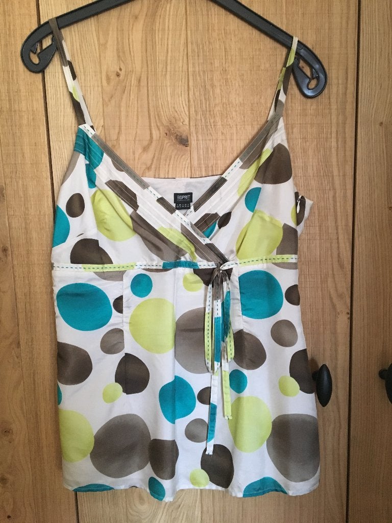 Mooie zijde top Esprit maat 40, Kleding | Dames, Maat 38/40 (M), Wit, Ophalen of Verzenden, Zo goed als nieuw
