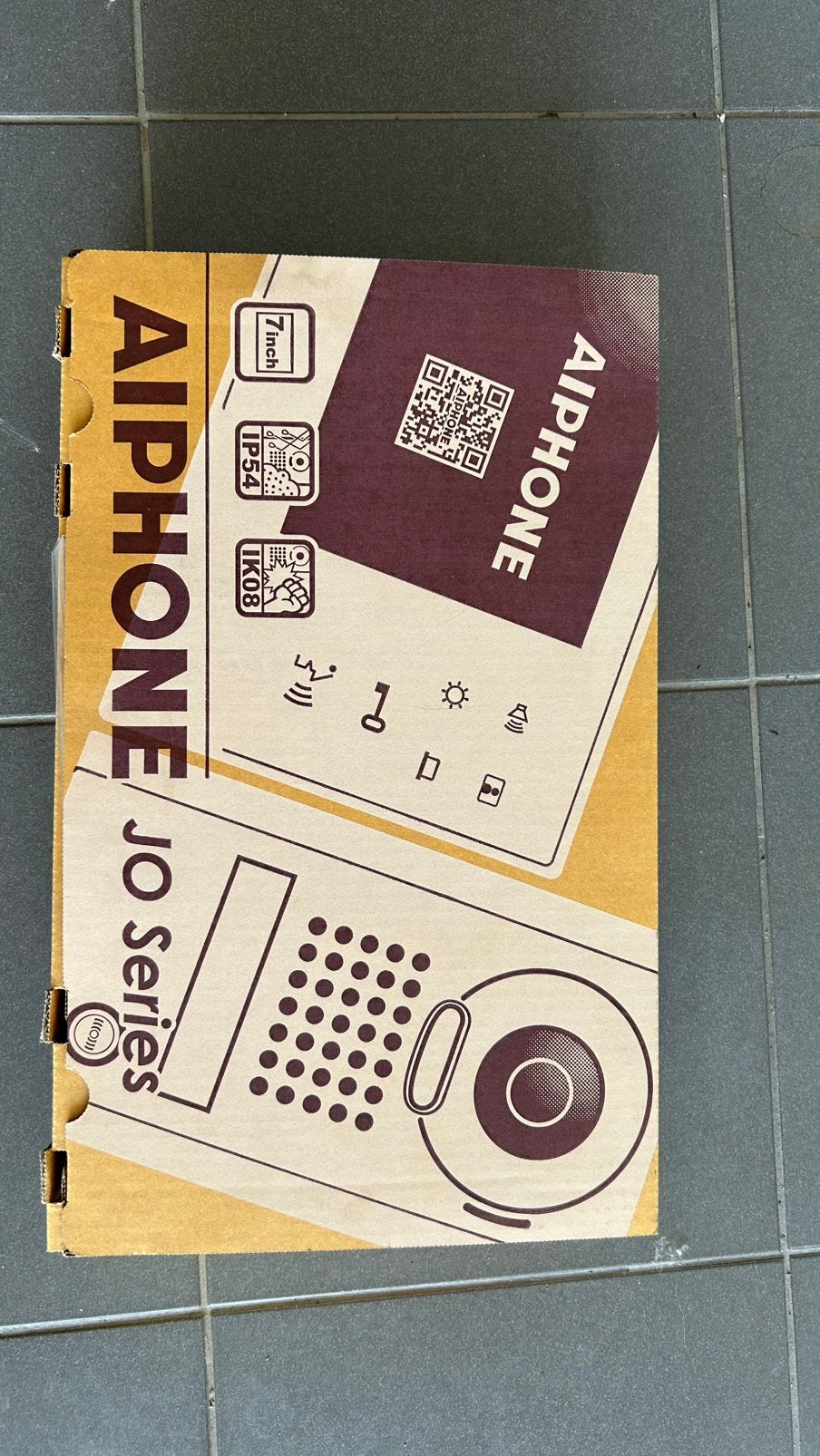 Aiphone deurbel, Huis en Inrichting, Deurbellen, Ophalen, Ingebouwde camera, Zo goed als nieuw, Bedraad