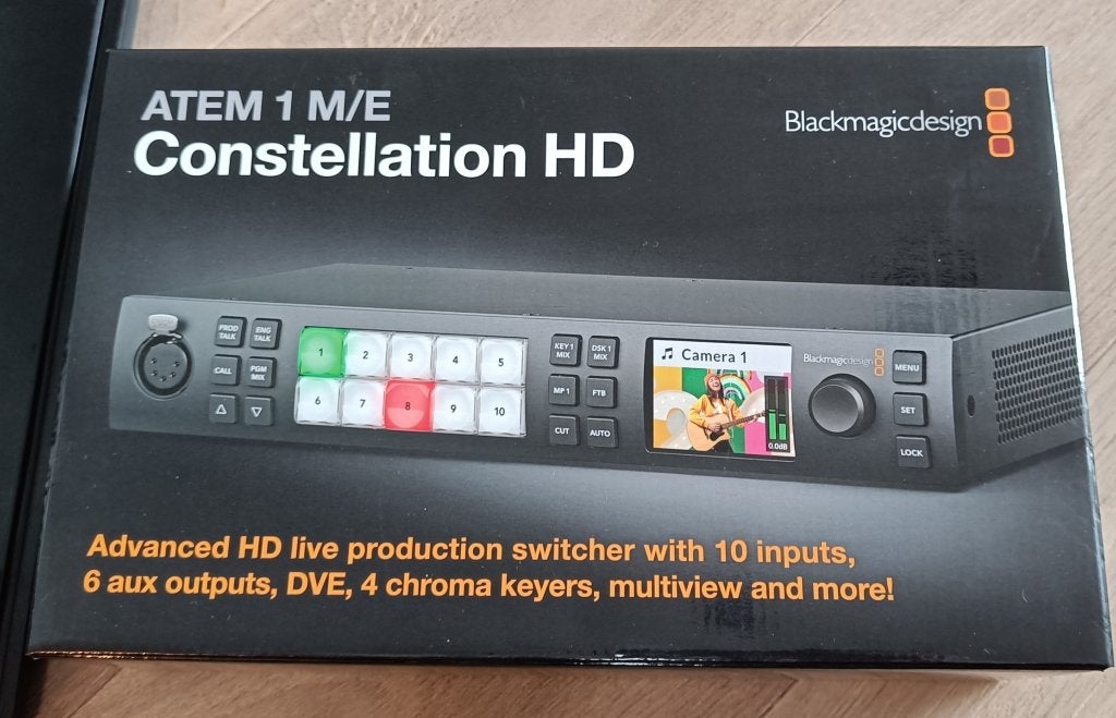 Blackmagic Design Atem constellation HD 1 ME, Audio, Tv en Foto, Professionele apparaten, Ophalen of Verzenden, Gebruikt, Video