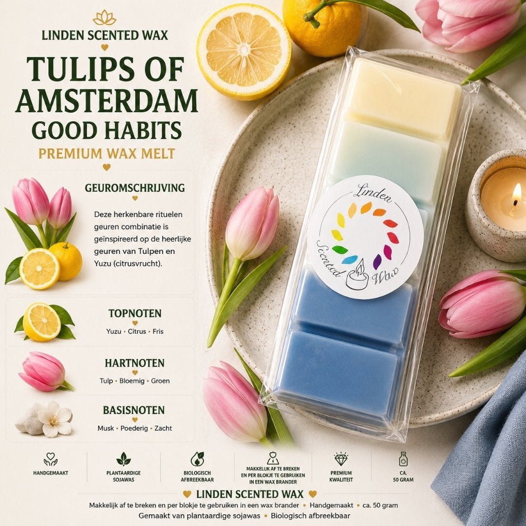 Waxmelts TULIPS OF AMSTERDAM Good Habits parfum rituals, Enlèvement ou Envoi, Autres marques, Bougie, Cire