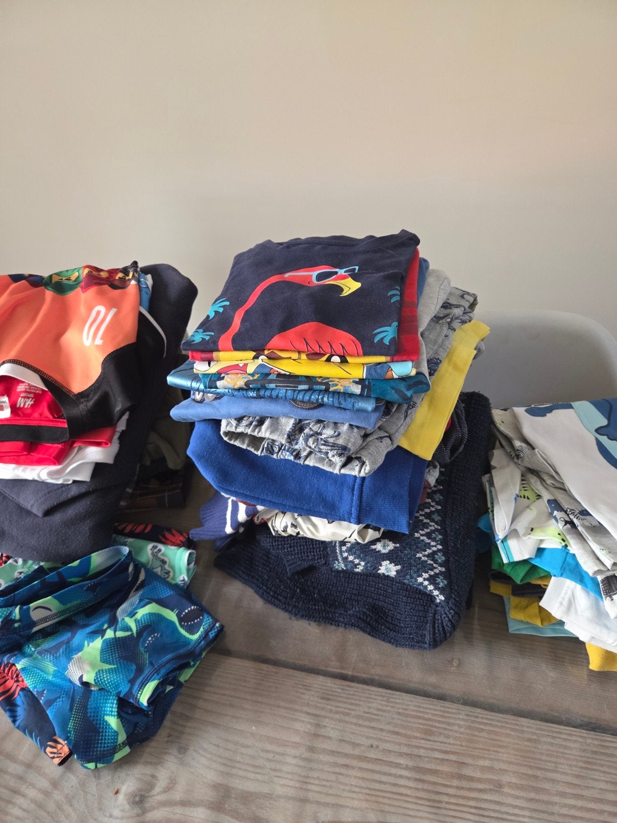 Jongens kleding, Ophalen