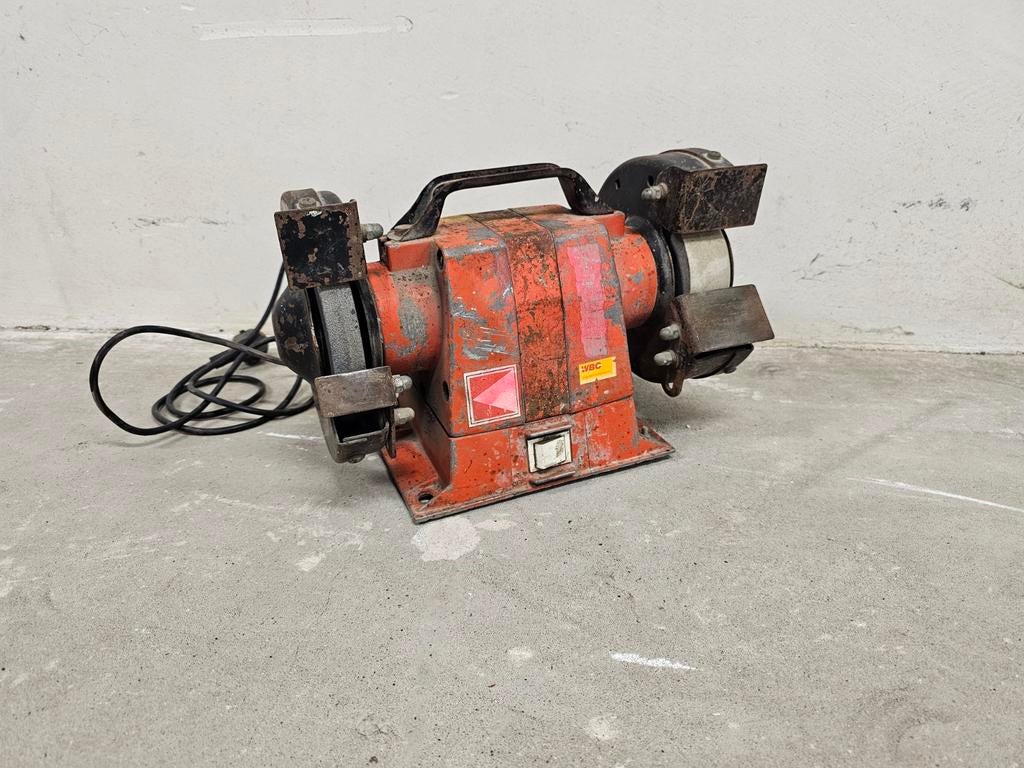Creusen slijpmachine - 220 V / slijpschijf, Ophalen, Gebruikt, 700 tot 1000 watt, Werkbankslijpmachine
