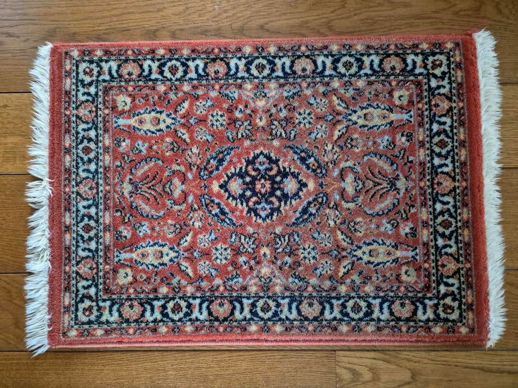 Tapis persan Beshir 55x40cm, Antiquités & Art, Enlèvement ou Envoi