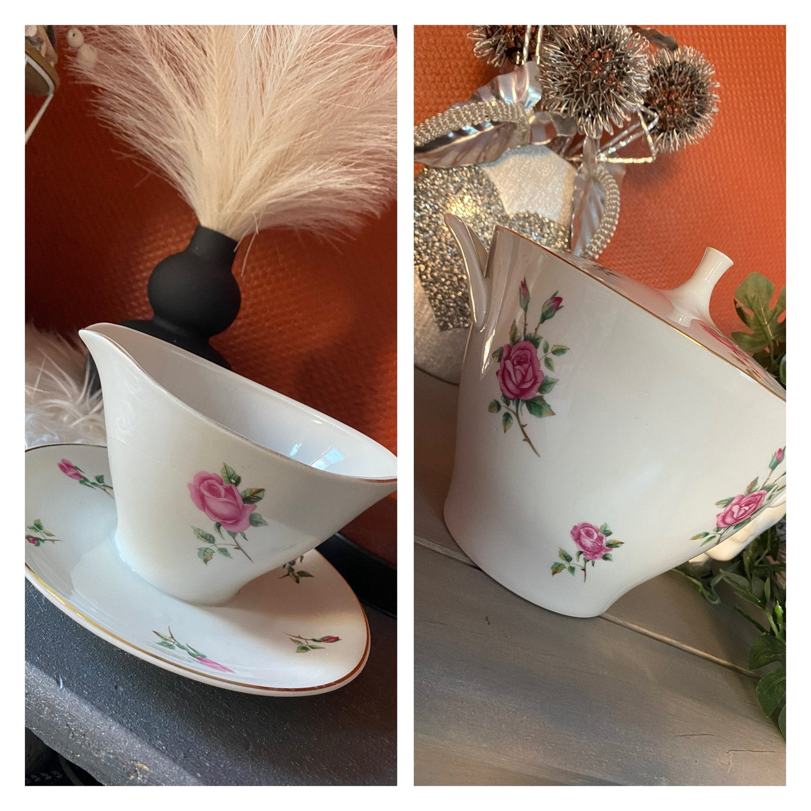 Soupière et saucière Cmielow  Vintage, Enlèvement