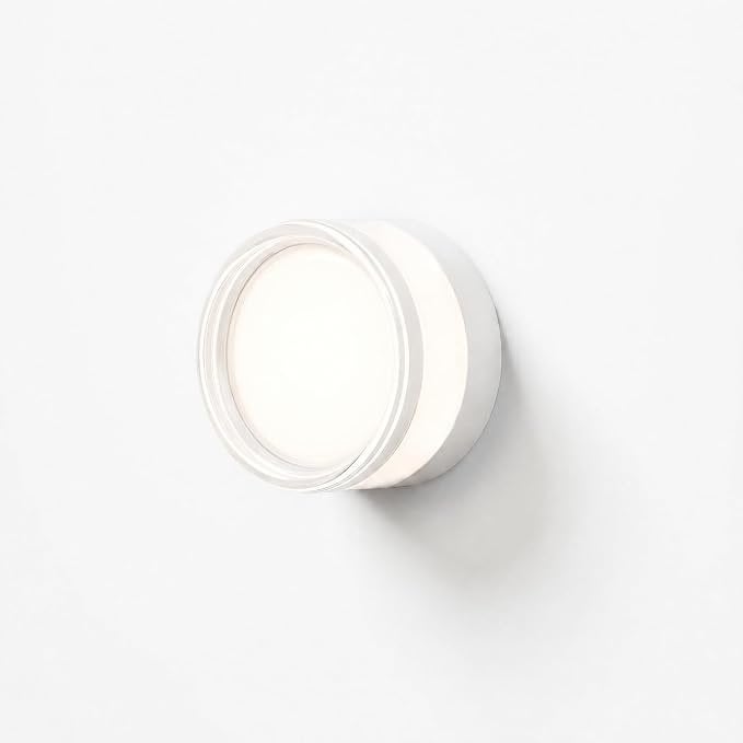 nouveau set de 6x lampe LED design IP65, blanche, ronde, 9W, Neuf, Autres types, Enlèvement ou Envoi, Compatible extérieur
