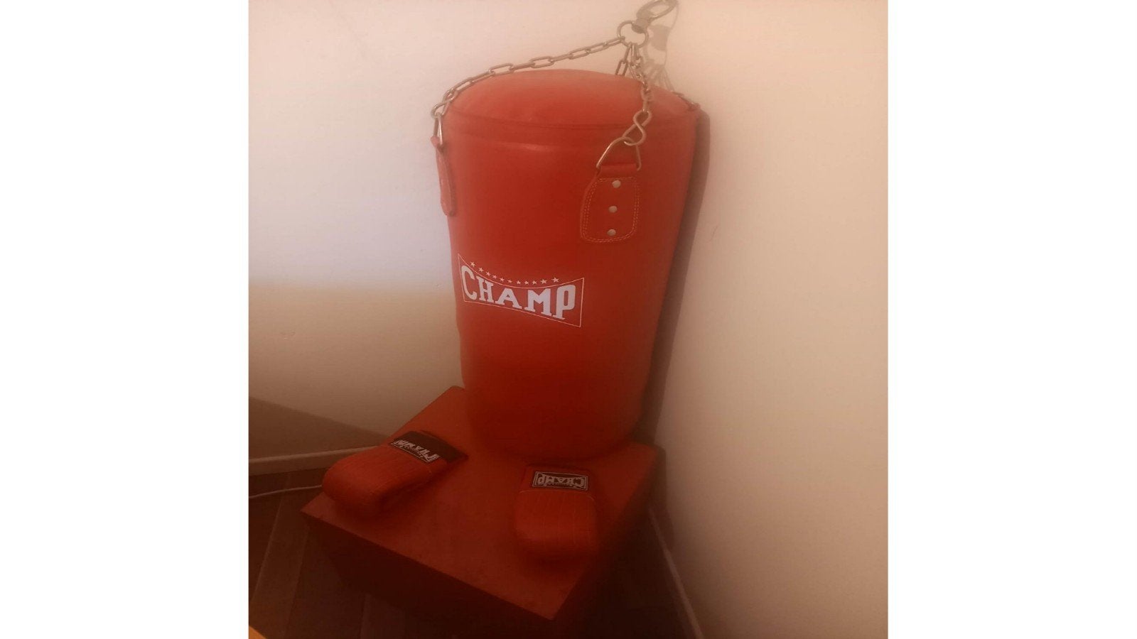 bokszak en 2 handschoenen voor volwassenen, Ophalen, Nieuw