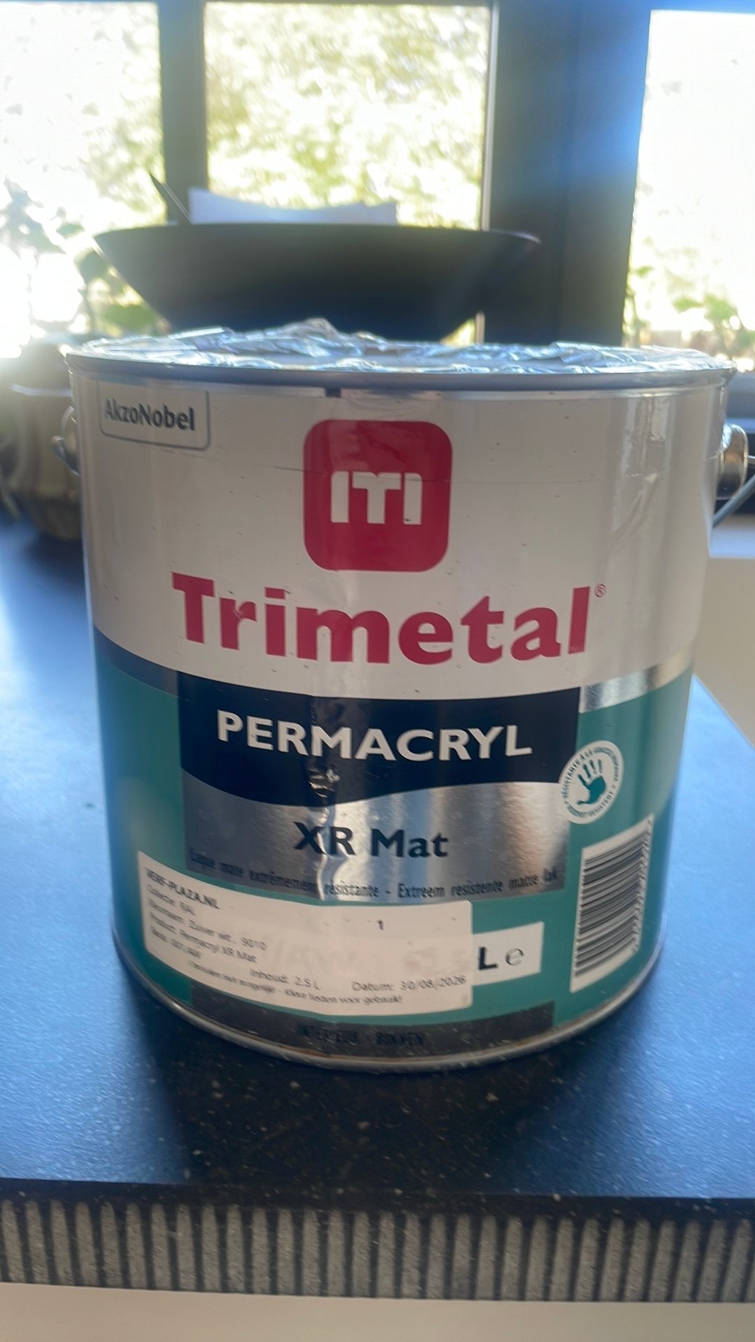 Verf trimetal, Doe-het-zelf en Bouw, Wit, Nieuw, Ophalen of Verzenden, Verf
