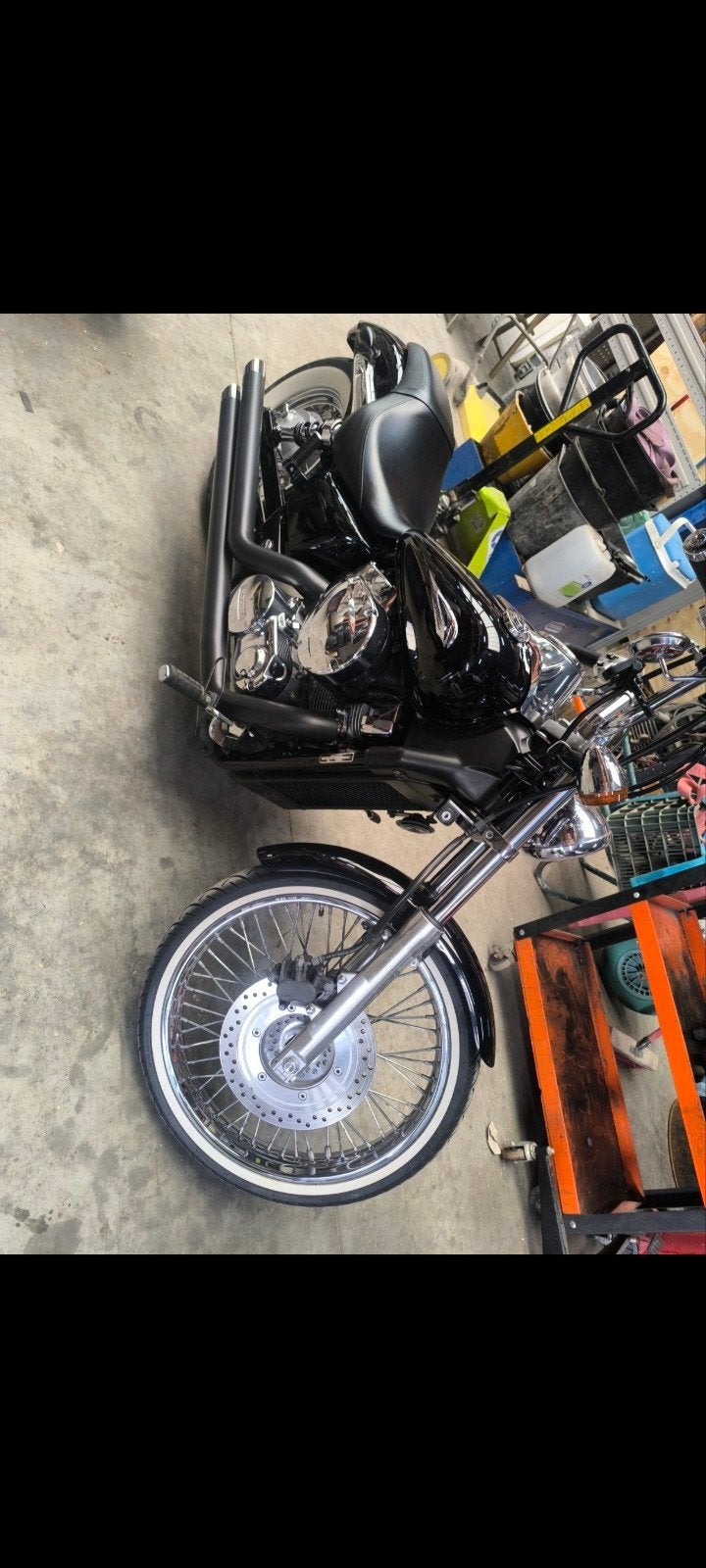 Honda shadow black, Motoren, Ophalen, Gebruikt