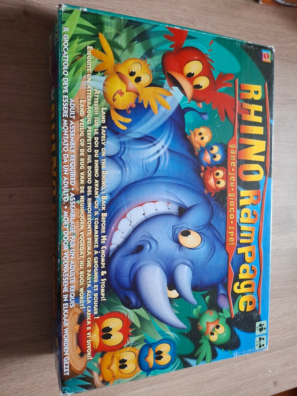 rhino rampage, Trois ou quatre joueurs, Enlèvement ou Envoi, Utilisé, Mattel