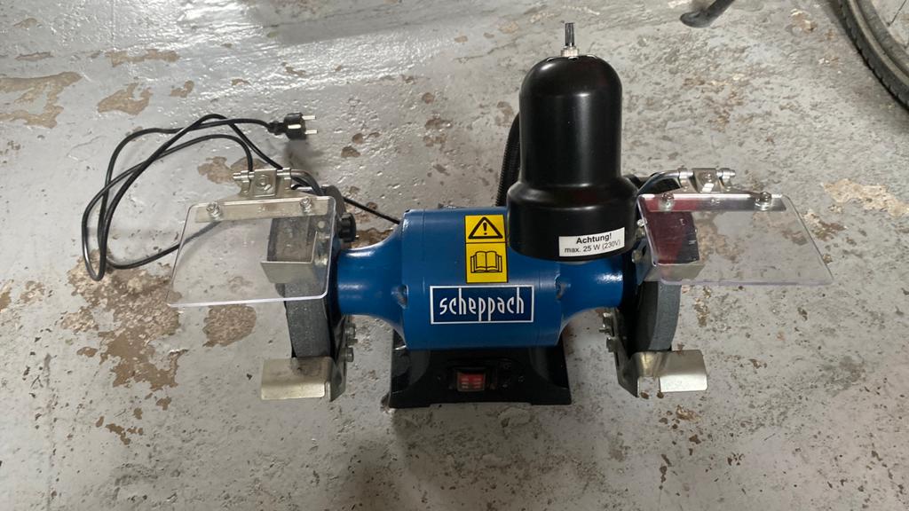 Dubbele Slijpmachine SCHEPPACH SM150, Doe-het-zelf en Bouw, Ophalen, Gebruikt, Minder dan 600 watt, Overige typen