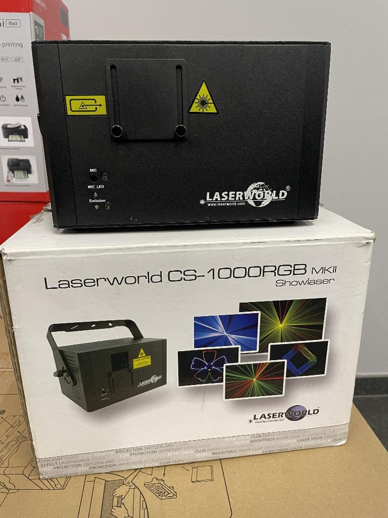 Laserworld CS-1000RGB MK2, Enlèvement, Comme neuf, Laser, Couleur