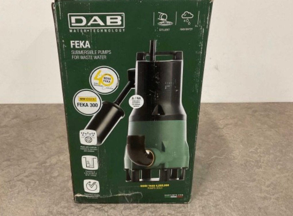 DAB FEKA 300 M-A dompelpomp met vlotter, Doe-het-zelf en Bouw, Ophalen, Zo goed als nieuw