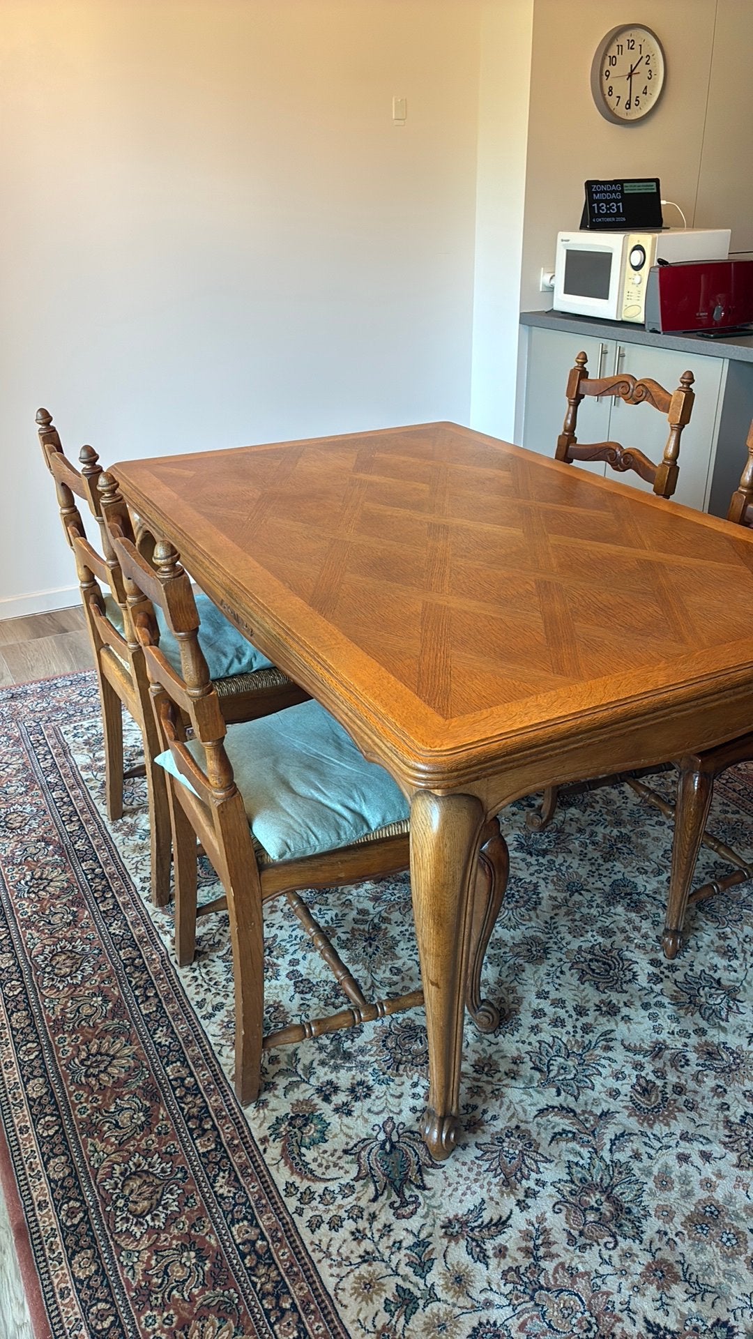 Rustieke ( uitrekbare ) tafel van 6 tot 8 plaatsen, Antiek en Kunst, Ophalen