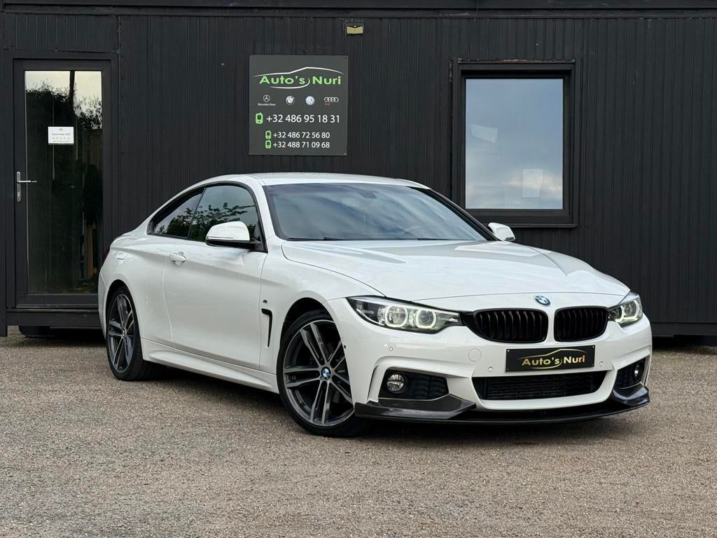 Bmw 420d coupe lci 2017 M-pakket sport automaat 12M GARANTIE, Auto's, Automaat, 1995 cc, Wit, Bedrijf