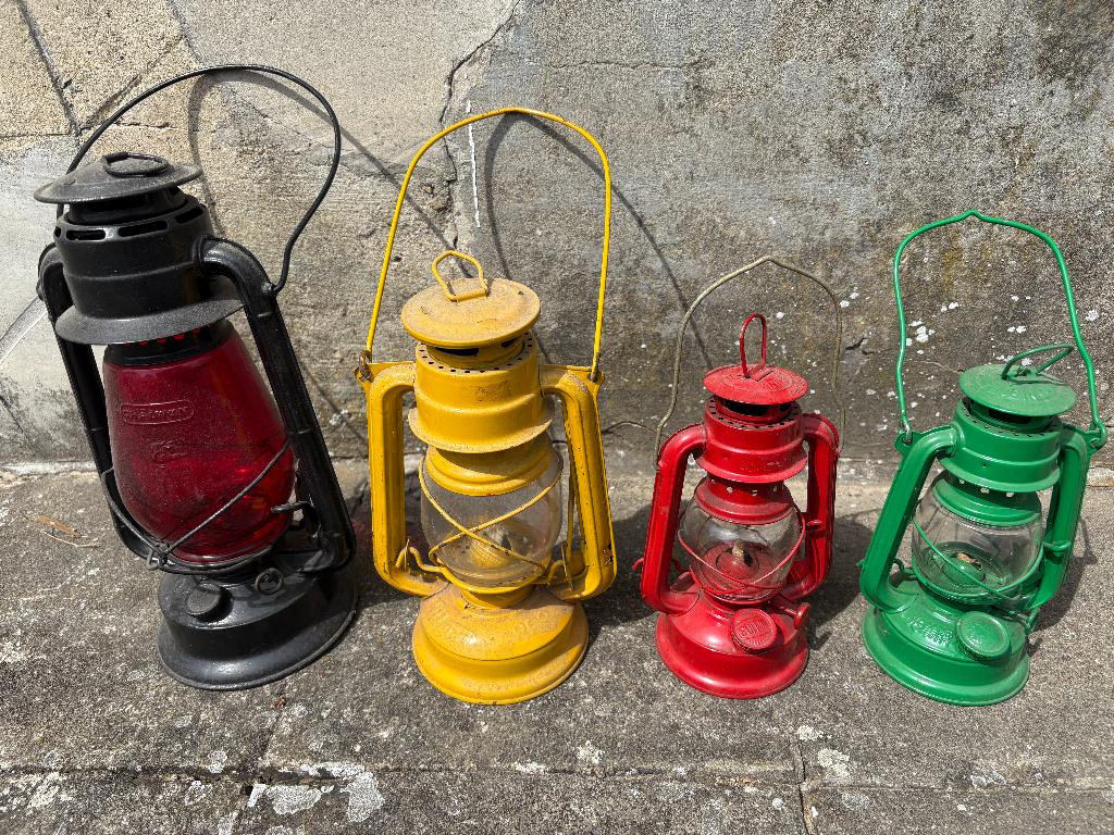 vintage olielamp, Enlèvement