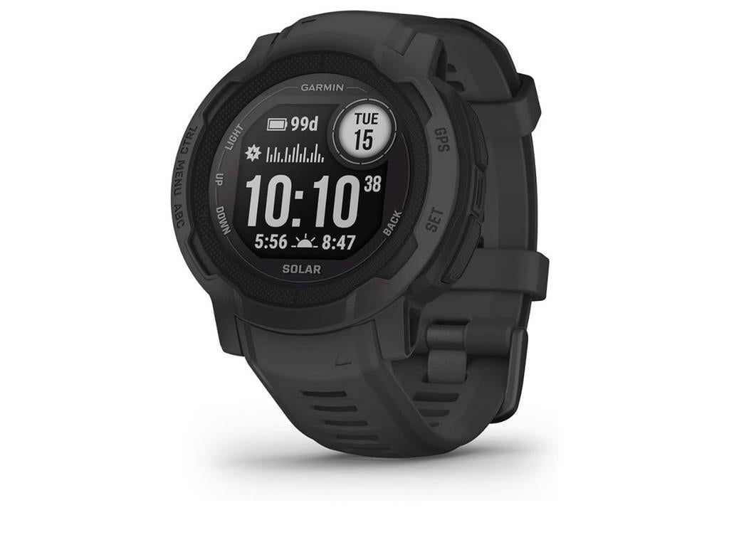 Garmin Instinct , Solar Graphite - Rugged Smart Solar GPS, Ophalen, Waterdicht, GPS, Gebruikt