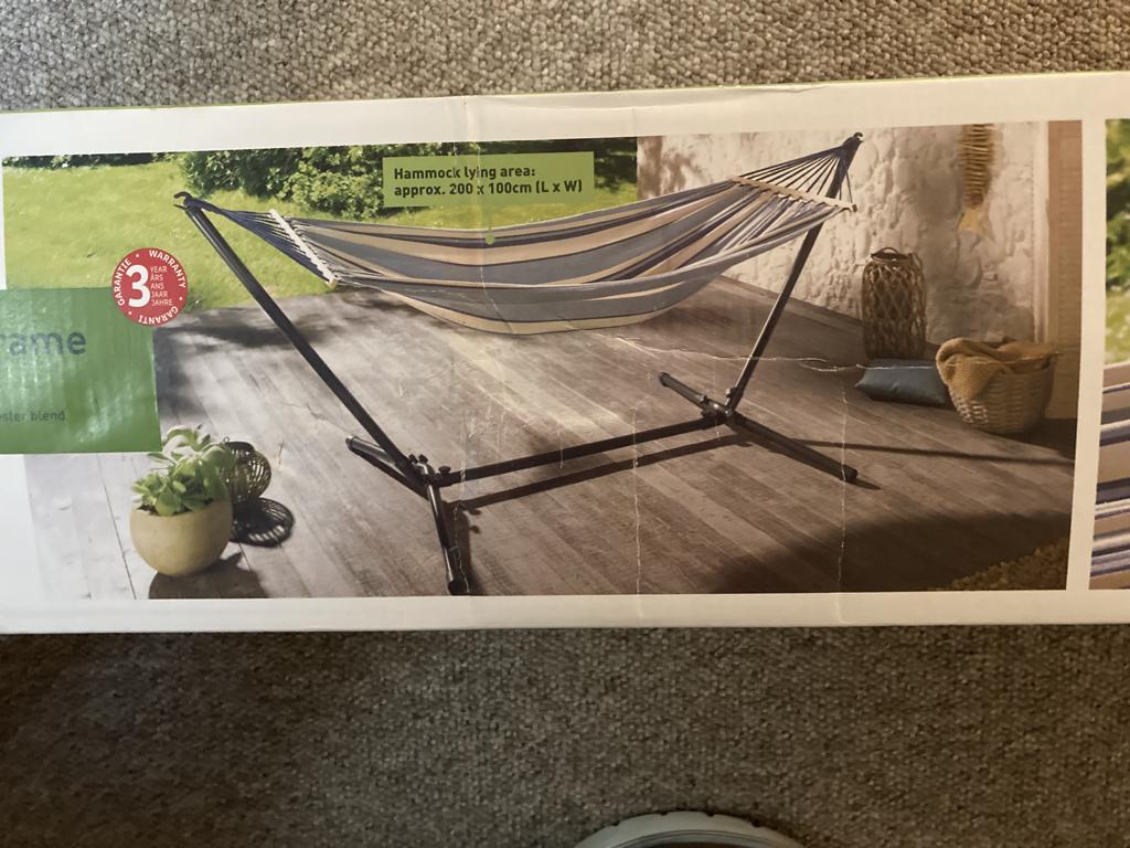 hangmat, Tuin en Terras, Hangmatten, Ophalen, Opvouwbaar, Nieuw, Eenpersoons