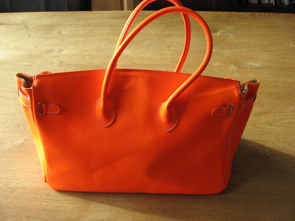 Damestas Borse in Pelle Genuine Leather Made in Italy, Handtassen en Accessoires, Tassen | Damestassen, Ophalen of Verzenden, Zo goed als nieuw