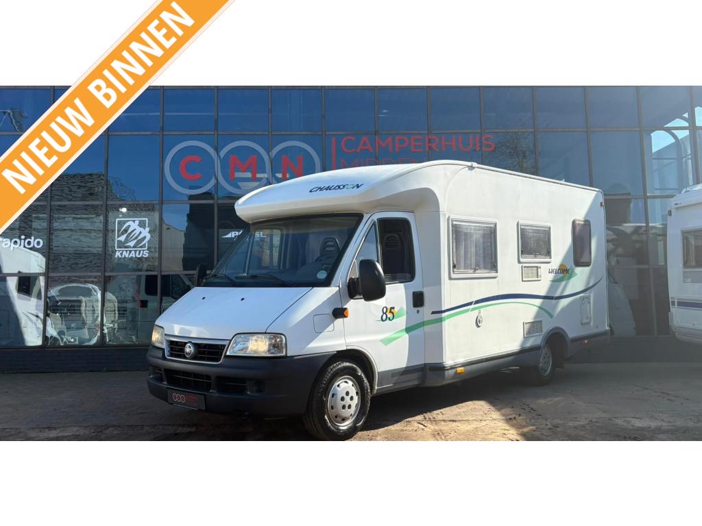 Chausson Welcome 85 Airco,Topindeling!, Caravans en Kamperen, Mobilhomes, Ringverwarming, Half-integraal, Cassettetoilet, Tot en met 4