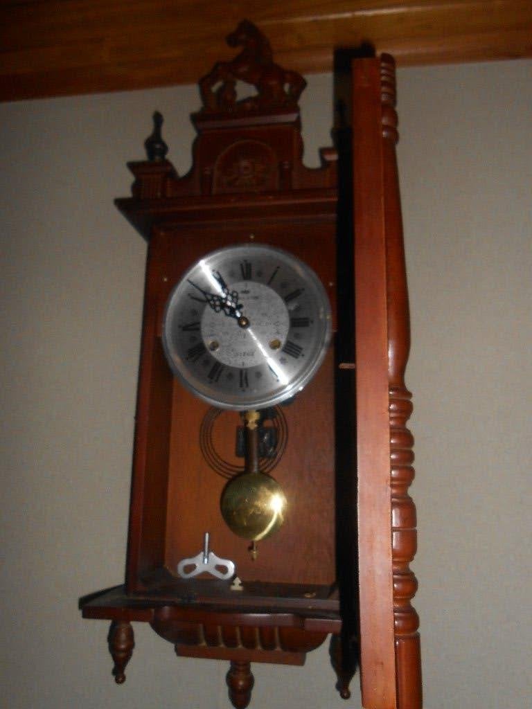 oude klok(paardje), Antiek en Kunst, Ophalen of Verzenden