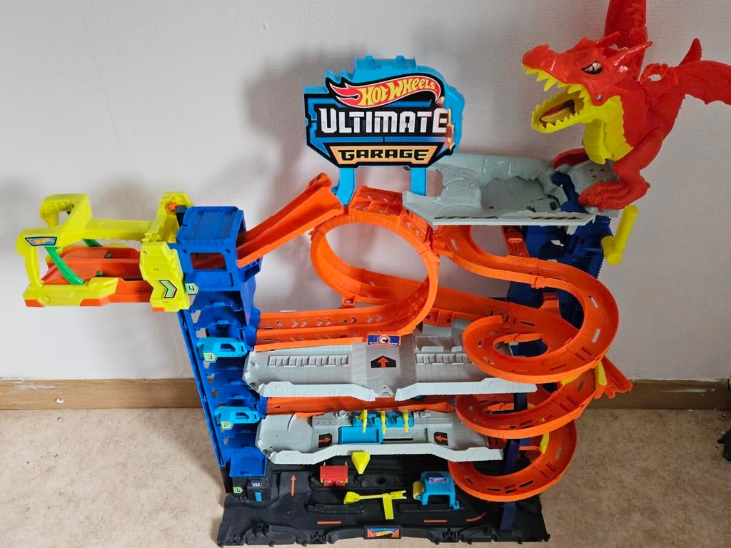garage Hot Wheels, Kinderen en Baby's, Speelgoed | Racebanen, Hot Wheels, Ophalen