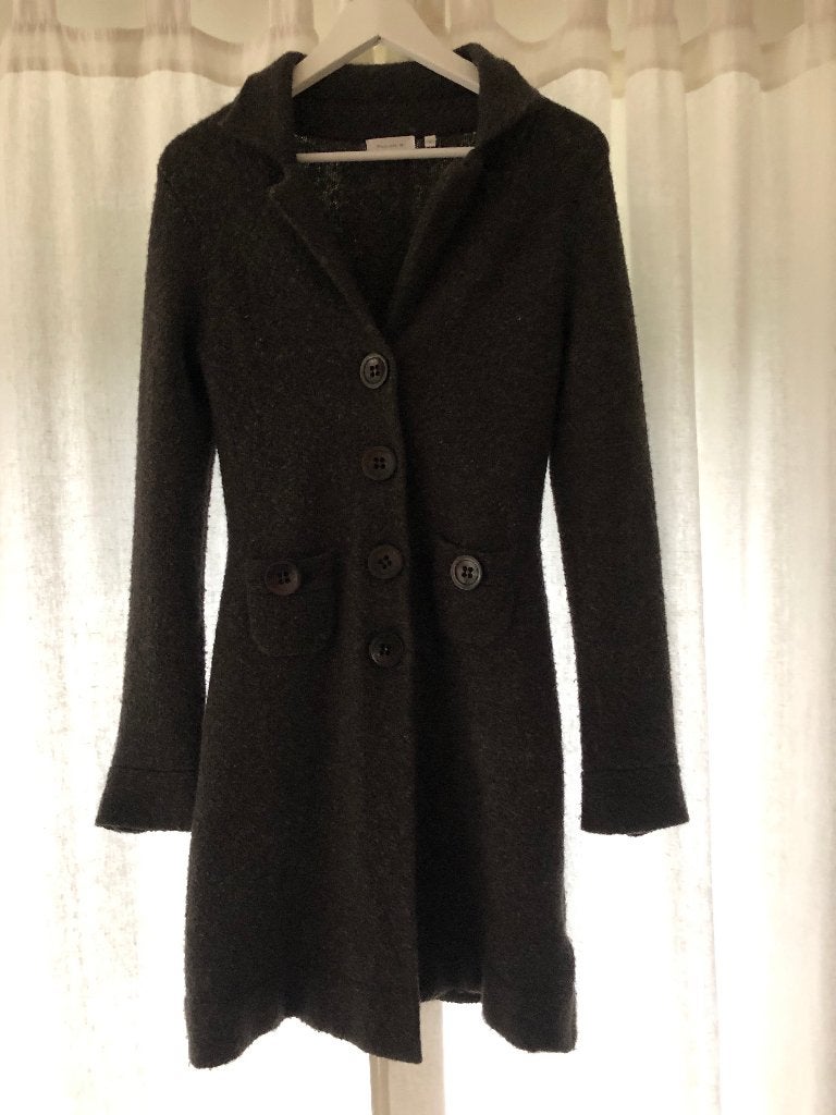 Pauline lang vest voor dames, Kleding | Dames, Ophalen, Zo goed als nieuw, Bruin