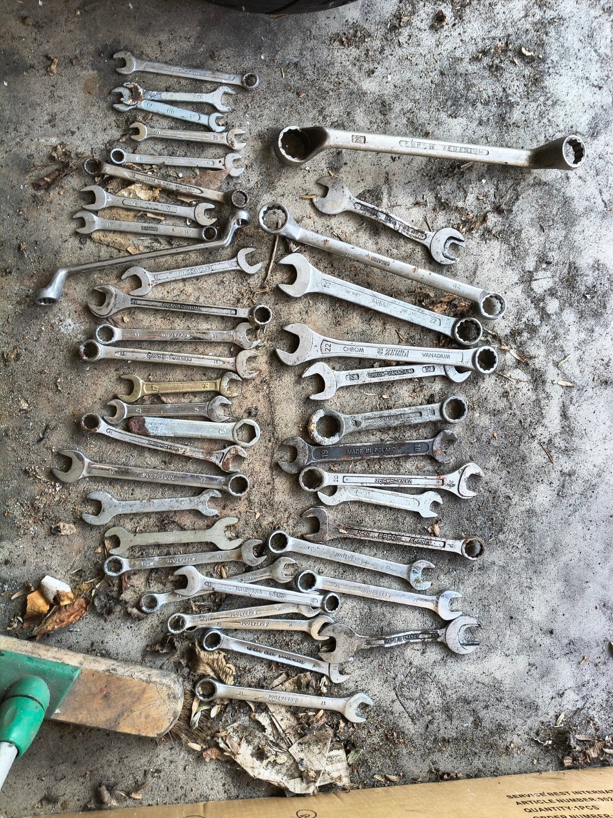 Lot ringsleutels / Steeksleutels 41 stuks / 10 tem 28, Doe-het-zelf en Bouw, Ophalen