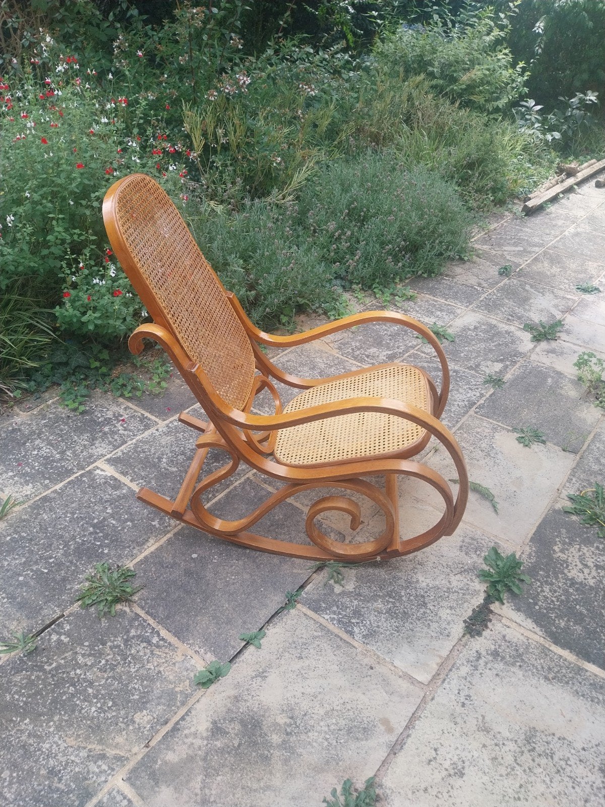 Chaise a bascule. Rocking chair., Enlèvement, Bois