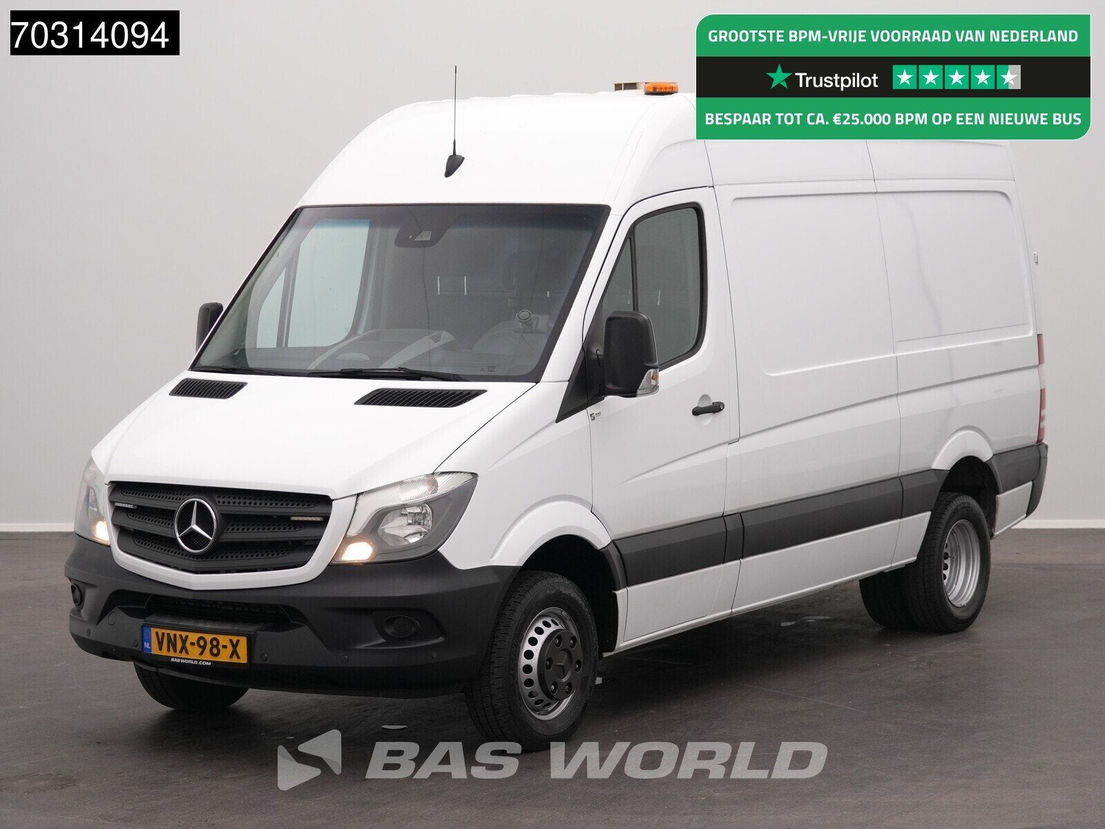 Mercedes Sprinter 416 CDI Dubbellucht L2H2 Trekhaak Navi Air, Stof, Gebruikt, 4 cilinders, 2000 kg