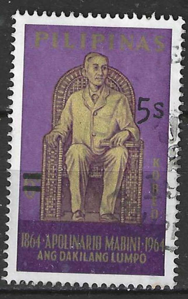 Filipijnen 1970 - Yvert 774 - Apolinario Mabini (ST), Verzenden, Gestempeld