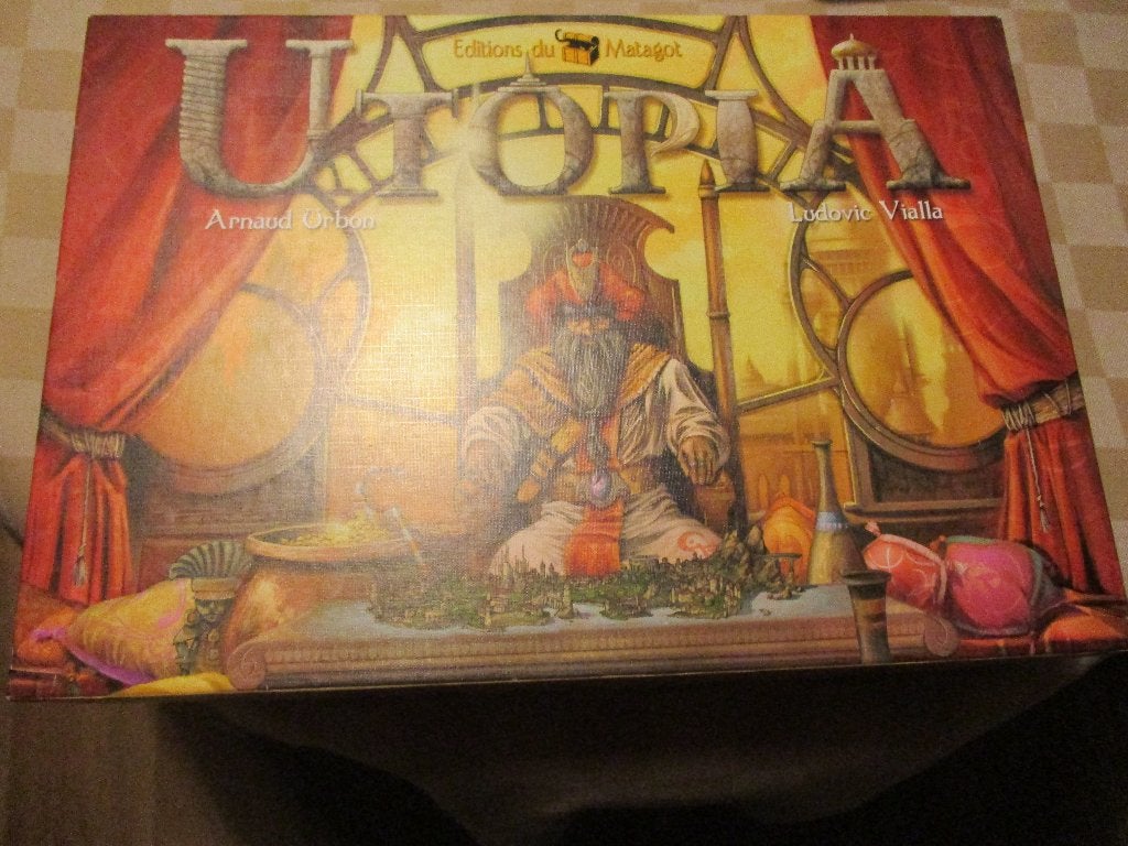 bordspel strategiespel Utopia van Arnaud Urbon, Hobby en Vrije tijd, Gezelschapsspellen | Bordspellen, Een of twee spelers, Ophalen of Verzenden