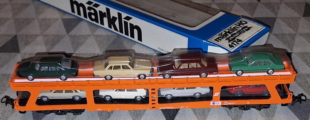 Märklin HO 4174 Autotransporter van de ÖBB, Enlèvement ou Envoi, Comme neuf, Wagon, Märklin